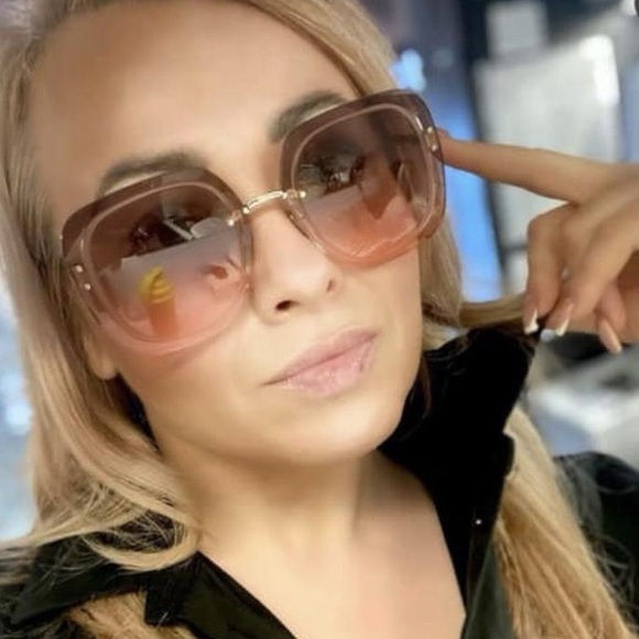 💯- New Authentic DIOR ULTRADIOR SU OVERSIZED SQUARE SUNGLASSES IN PINK - Picture 6 of 16